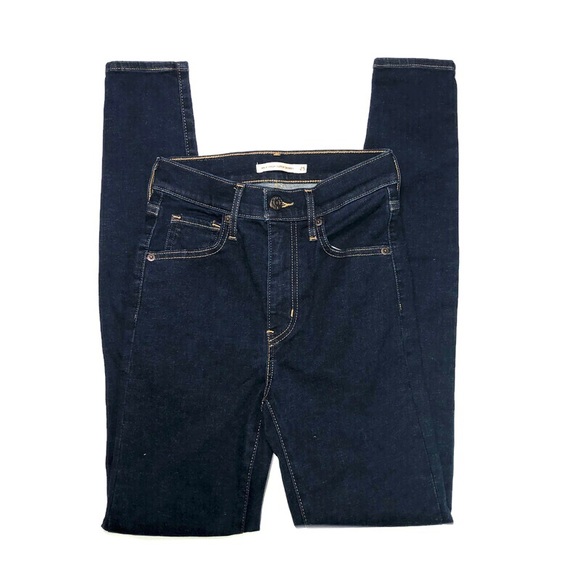 Levi's Denim - Levi’s mile high super skinny dark wash jeans